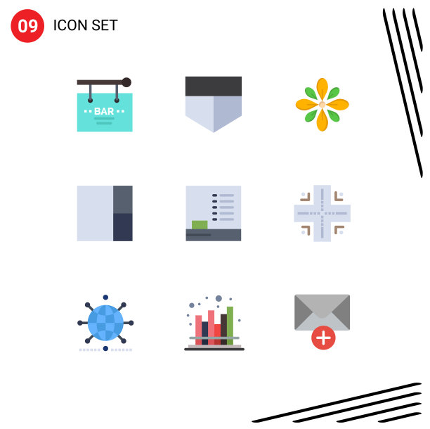 9 .主题平色和可编辑的符号图片下载