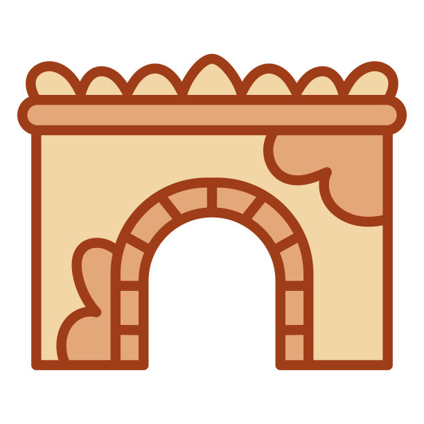 隔离石门图标图片下载