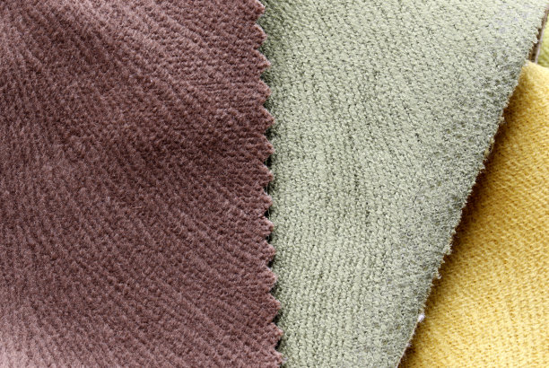 彩色织物纹理背景的特写图片下载