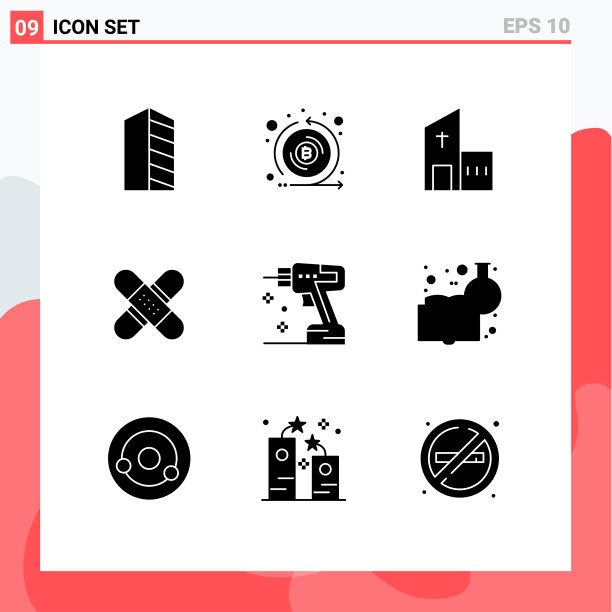 主题立体符号和可编辑符号的9种图片下载