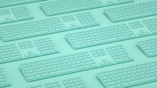 PC键盘，简约的概念图片下载