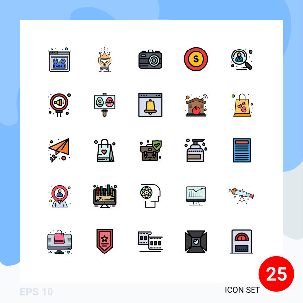 25组填线平色标志和图片下载