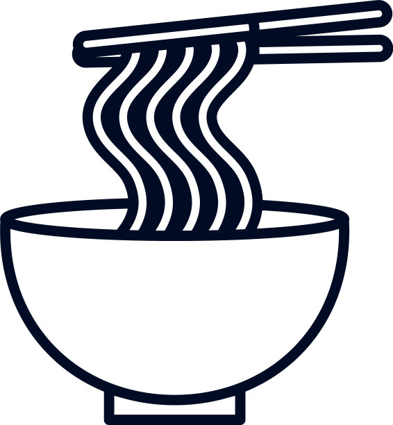 用筷子搭配日本菜中的意大利面图片下载