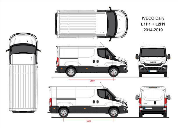 iveco每日van l1h1和l2h1 2014-2019图片下载