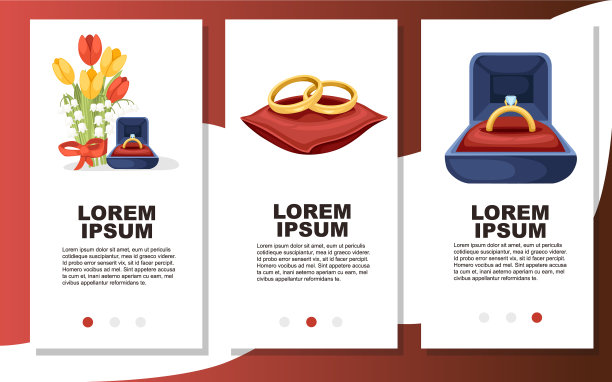 一束带着红色丝带的花图片下载