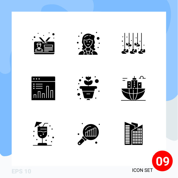 主题立体符号和可编辑符号的9种图片下载