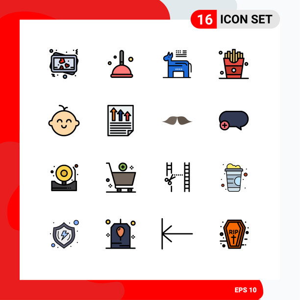 为卷筒纸设置16条通用平色填充线图片下载