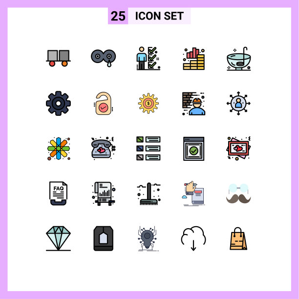 用户界面填充线平色包图片下载