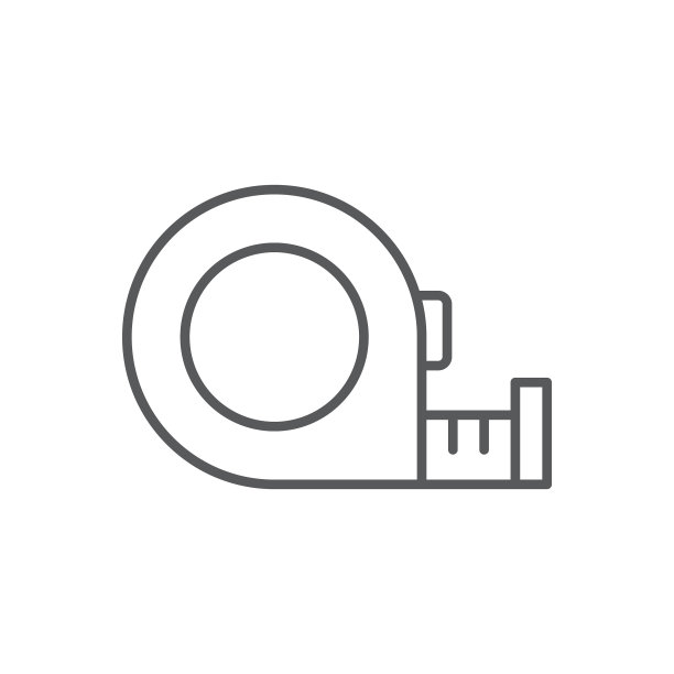 卷尺图标符号工具图片下载