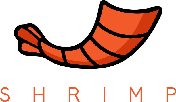 尾虾简单的设计模板图片下载