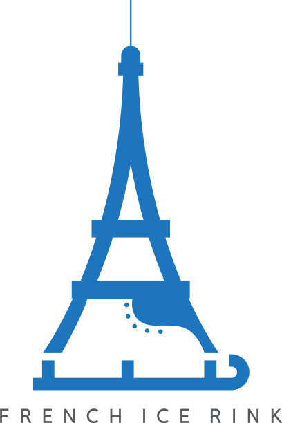 艾菲尔铁塔溜冰鞋设计模板图片下载