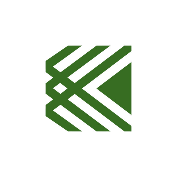 字母k条纹三角形标志图片下载