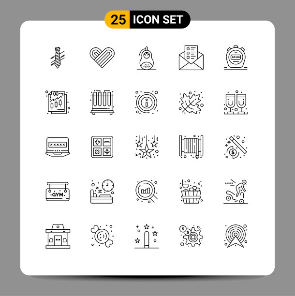 用户界面线装现代标识和图片下载