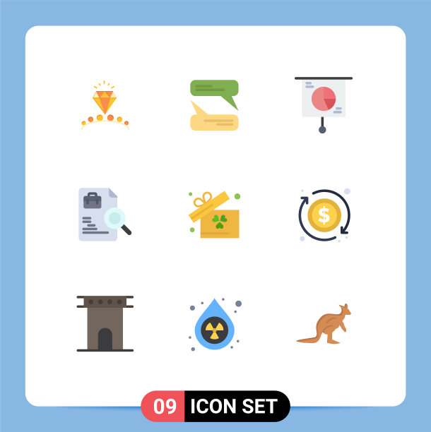 9 .主题平色和可编辑的符号图片下载