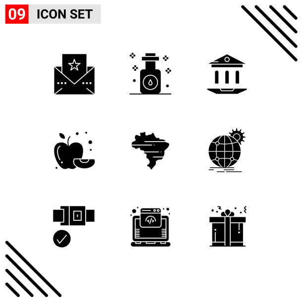 通用图标符号组9现代立体图片下载