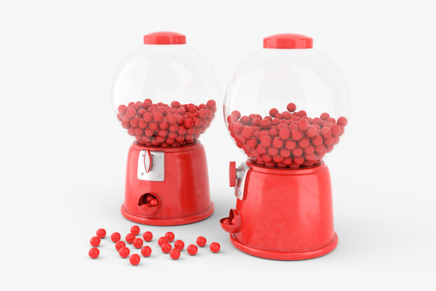 彩色泡泡糖机图片下载