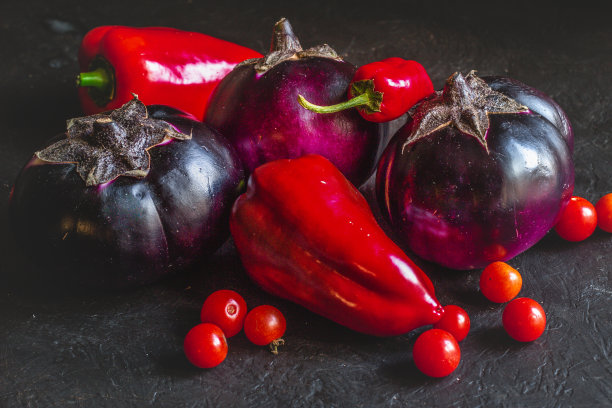 秋天的收获。自制蔬菜和水果。有机种植。图片下载