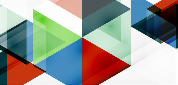 几何抽象背景马赛克三角形和图片下载