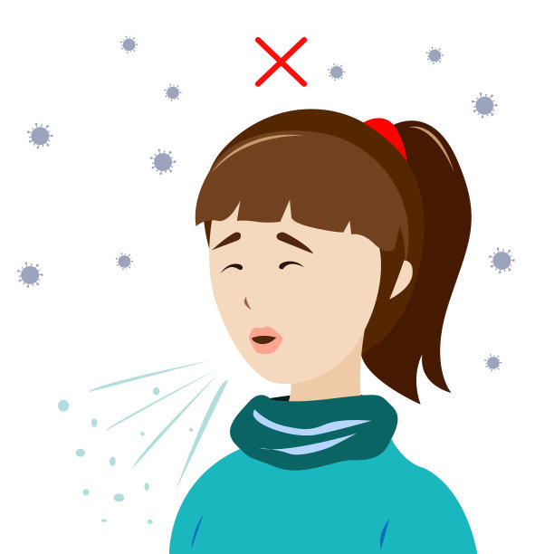 这个女孩没有闭上嘴就咳嗽了图片下载