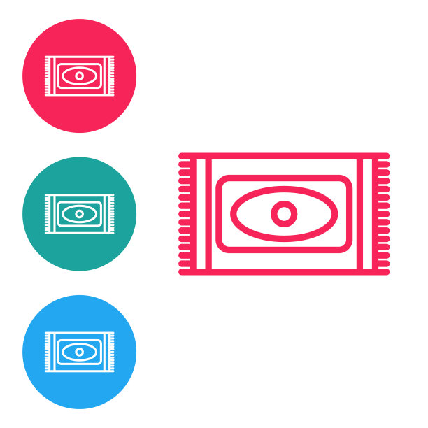 红线传统地毯文化斋月阿拉伯语图片下载