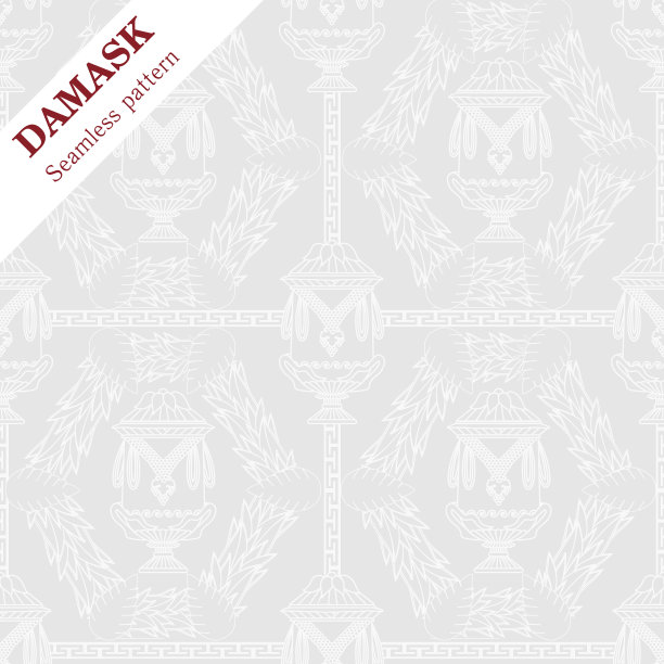 织锦无缝装饰墙纸或图片下载