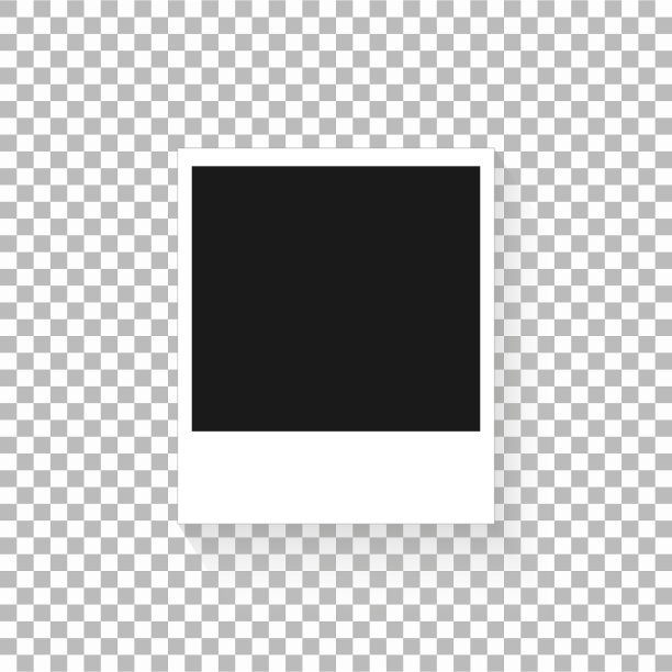 设置模板复古相框照片透明图片下载