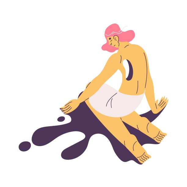 精神问题概念说明。孤立在白色背景下的女人，胸部有空洞。失去后的悲伤和沮丧图片下载