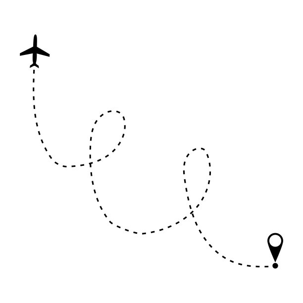 旅行飞机航线无缝模式无尽图片下载
