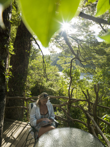 对成熟女性在餐桌上使用平板电脑提出了看法图片下载