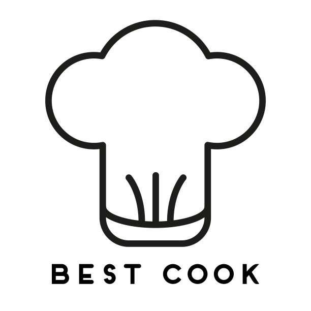 厨师帽线图标轮廓标志线性风格图片下载