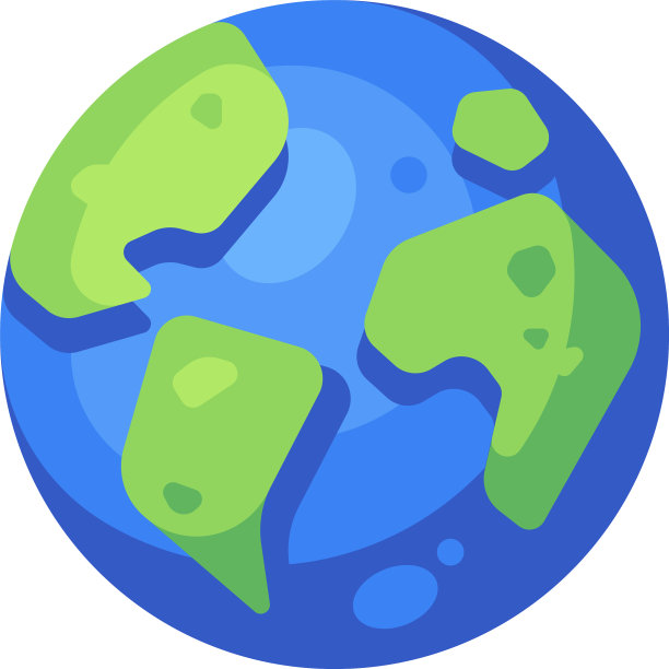 地球最小行星平面图标图片下载