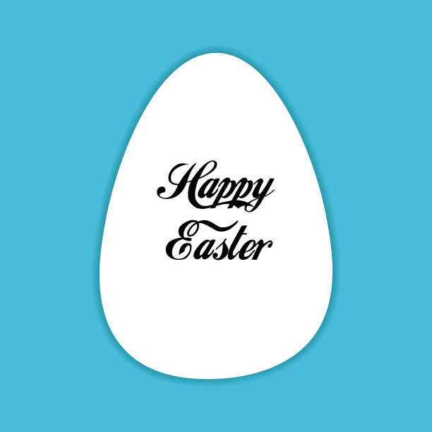 背景以复活节快乐祝福的形式呈现图片下载