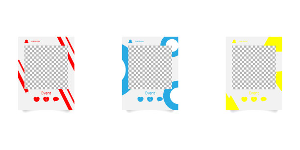 为社交网络或事件设置框架图片下载