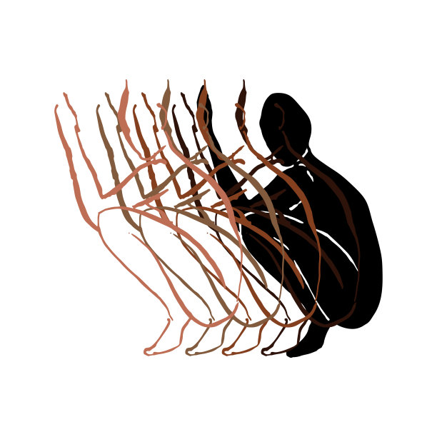 波西米亚风格的设计。抽象女性剪影和波西米亚装饰元素。当代艺术印刷。设计t恤，海报，标签，媒体和社交媒体封面。矢量图图片下载