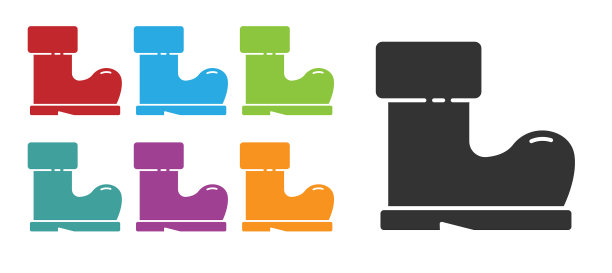 黑色防水橡胶启动图标隔离上图片下载