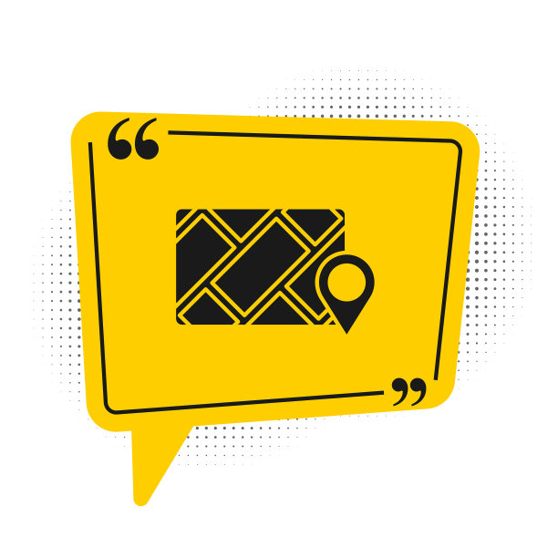 黑色信息图城市地图导航图标图片下载