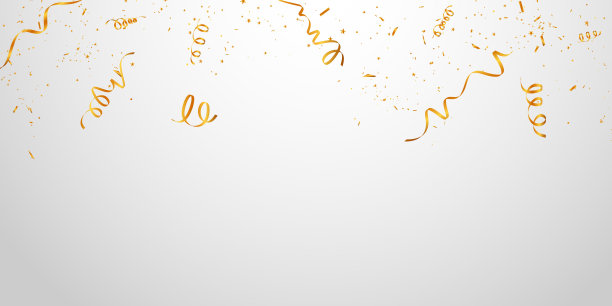 金色星光闪闪的背景。美丽。说明模板的横幅。图片下载