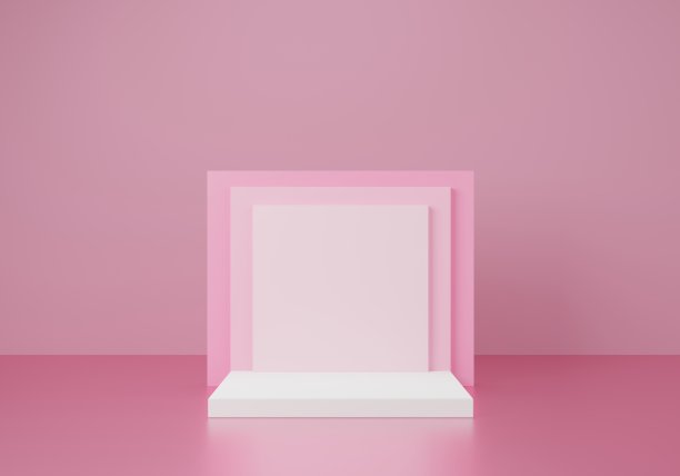 粉色的盒子裙台图片下载