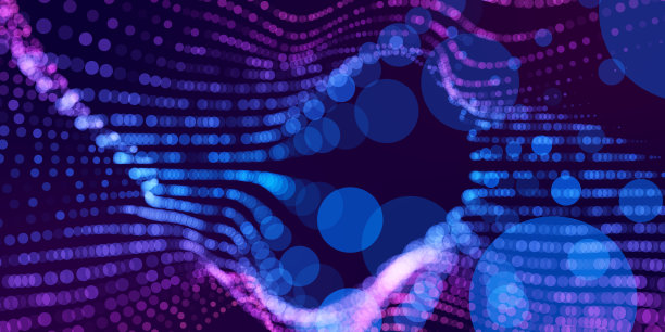 抽象的彩色背景由点创建图片下载