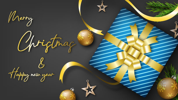 圣诞快乐节日背景图片下载