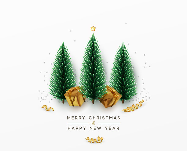 圣诞贺卡。用装饰物组成的圣诞节日作品。图片下载