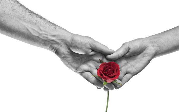 爱的概念，赠送礼物，求爱。图片下载