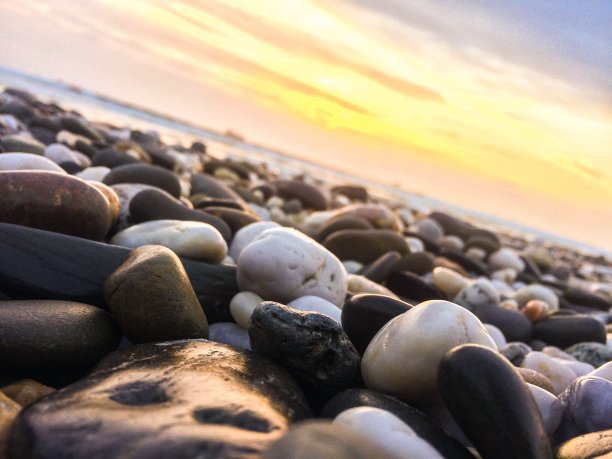 南非开普敦海滩的日落图片下载