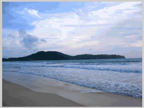 海岸海洋休闲波浪背景图片下载