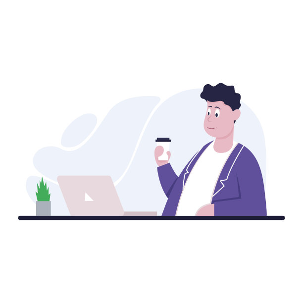 商人在电话中交谈的颜色图片下载