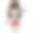 卡通女孩穿着红色的裙子，戴着太阳眼镜图片下载