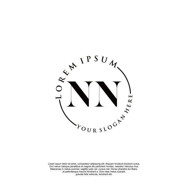 Nn初始手写标识设计图片下载