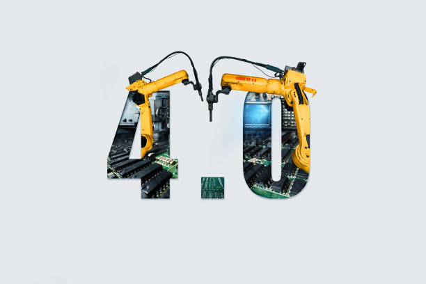 智能工业机器人手臂的数字化工厂生产技术图片下载