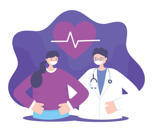 远程医疗医生和病人女孩图片下载