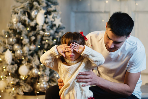圣诞节的家庭时间图片下载